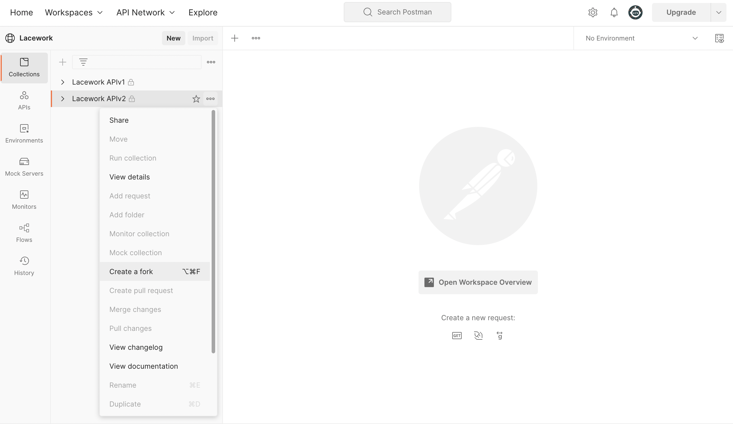 Forking Lacework's collection