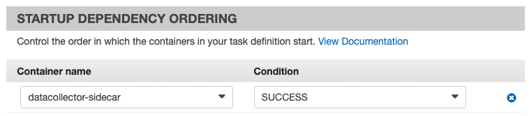 Startup dependency ordering