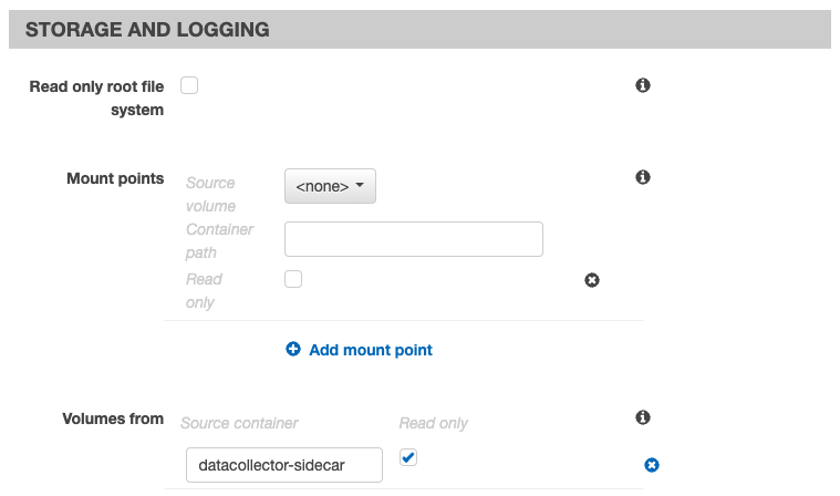Import volume from sidecar container